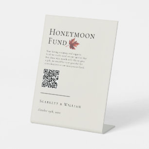 Signe De Table Fonds de Mariage de lune de miel pour feutre d'aut