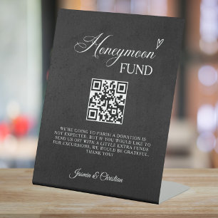 Signe De Table Fonds minimaliste Mariage pour lune de miel Code Q