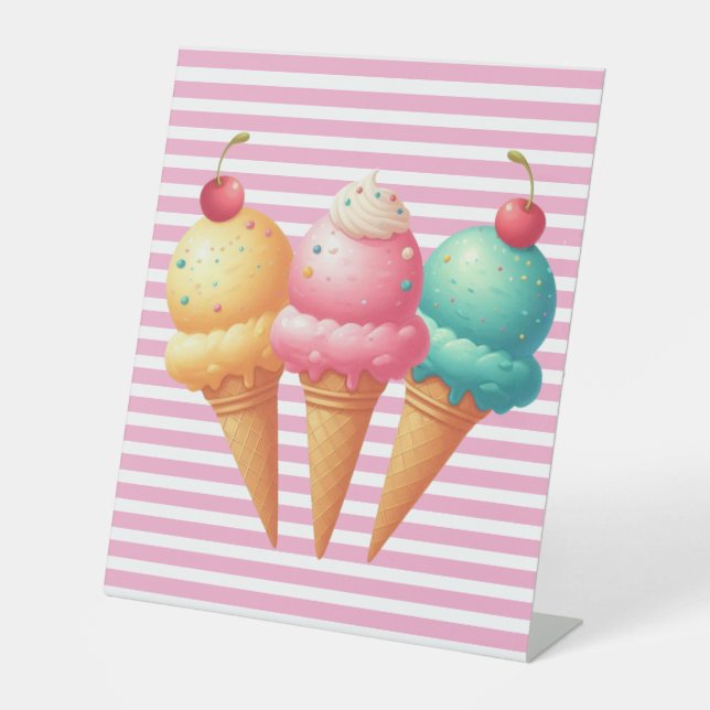 Signe De Table Glace colorée (Recto)
