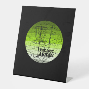 Signe De Table Golf sur disque Vintage