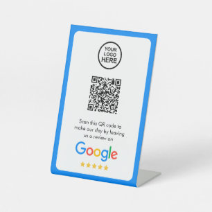Signe De Table Google Avis Business Review Link QR Code