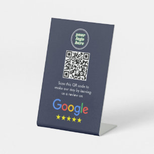 Signe De Table Google Avis Business Review Link QR Code