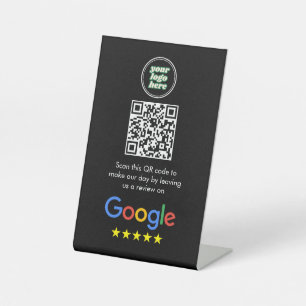 Signe De Table Google Avis   Business Review Link QR Code