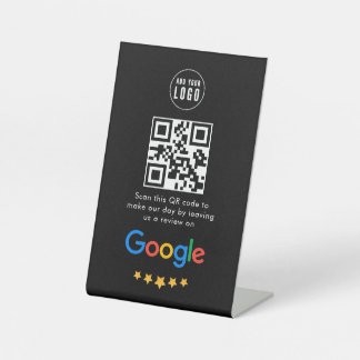 Signe De Table Google Avis | Business Review Link QR Code
