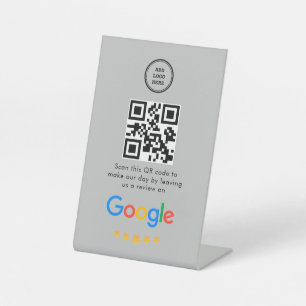 Signe De Table Google Avis   Business Review Link QR Code
