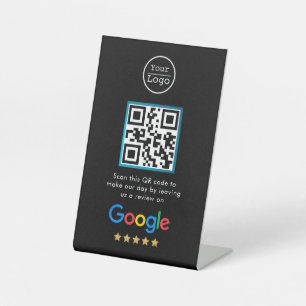 Signe De Table Google Avis Business Review Link QR Code