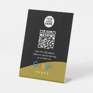Signe De Table Google Avis   Business Review Link QR Code