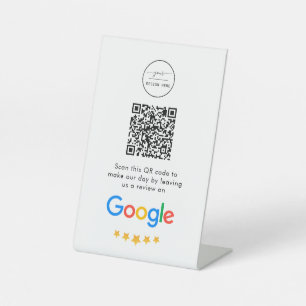 Signe De Table Google Avis   Business Review Link QR Code