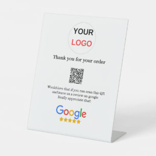 Signe De Table Google examen logo de l'entreprise Analyser QR exa