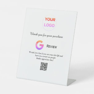 Signe De Table Google examen logo de l'entreprise Analyser QR exa