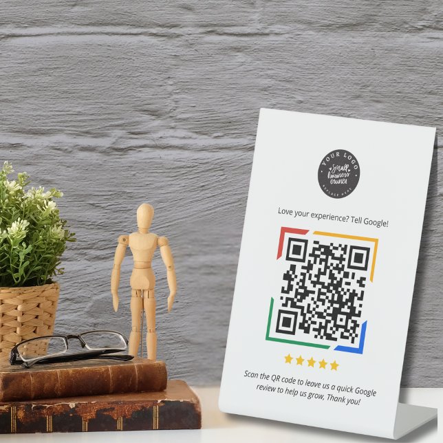 Signe De Table Google Review QR Code Customer Review pour Busines (Créateur téléchargé)