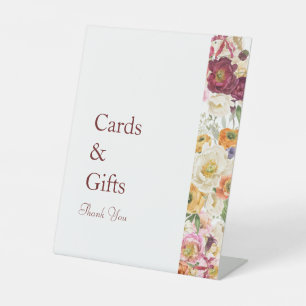 Signe De Table GRACEFUL FLOoms Cartes & Cadeaux Signal
