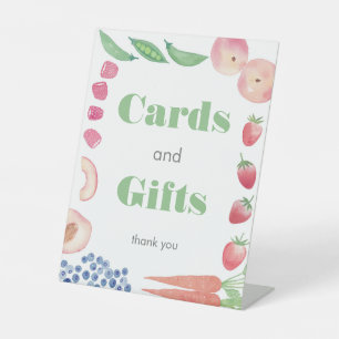 Signe De Table Green Farmer's Market Baby showers Cartes et cadea