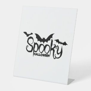 Signe De Table Halloweed Funny Hippie Citrouille Halloween