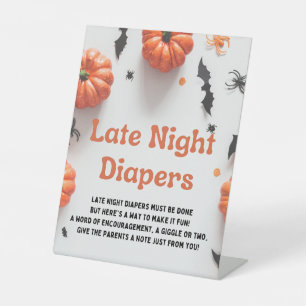 Signe De Table Halloween Baby shower Un Petit Boo Invitation