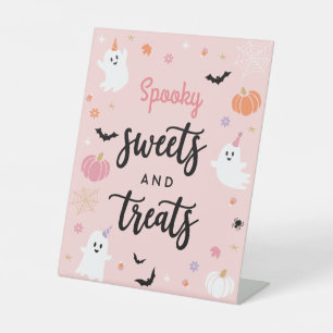 Signe De Table Halloween Éffrayant rose Fantôme Éffrayants sucrer