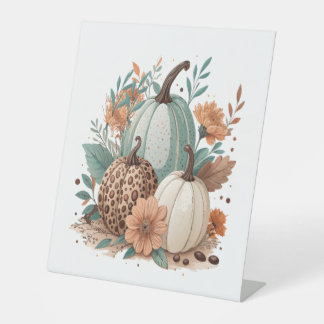Signe De Table Halloween pour enfants citrouilles