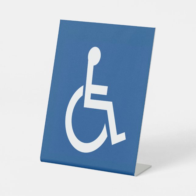 Signe De Table Handicapé (Recto)