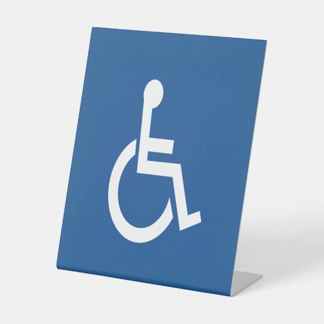 Signe De Table Handicapé (Recto)