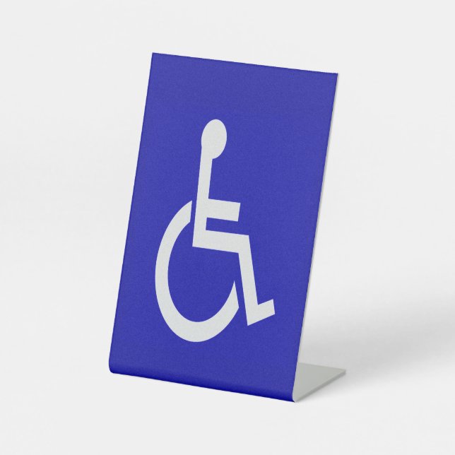 Signe De Table Handicapés handicapés (Recto)