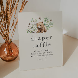 Signe De Table HANNAH Vintage Baby shower de bois Déchets Raffin