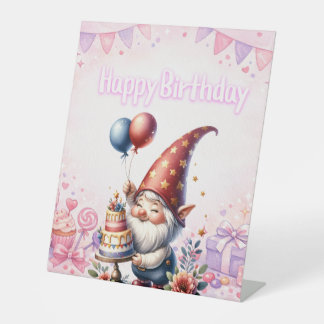Signe De Table Happy Birthday sign