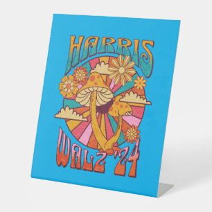 Signe De Table Harris Walz 2024 pour le président