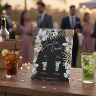 Signe De Table Havana Nights Cubain Signature Boissons