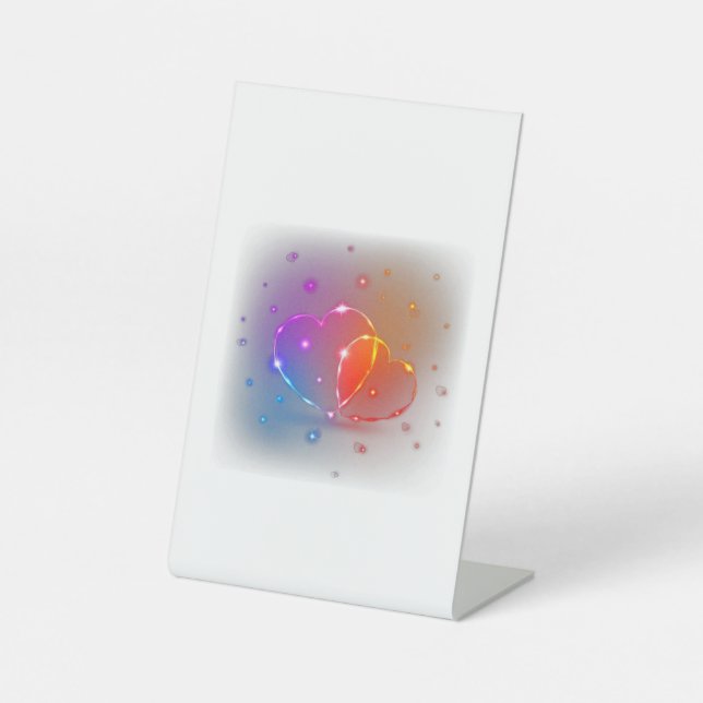 Signe De Table Heureuse Sainte-Valentin (Recto)