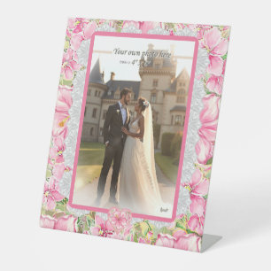 Signe De Table Hibiscus & dentelle PINK