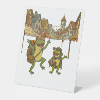 Signe De Table histoire courte des grenouilles d'aventure