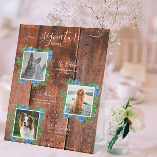 Signe De Table Hydrangea 3 Photo Mariage de bois Animaux de compa