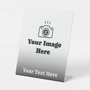 Signe De Table Image Plus Texte