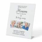 In Love Memory 3 Photo Memorial Mariage Pedestal