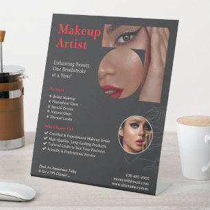 Signe De Table Inscription maquiller Artiste Services