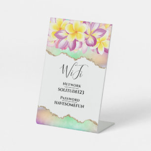 Signe De Table Internet WiFi Mot de passe Vacation Beach House