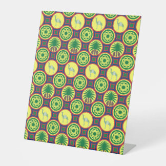 Signe De Table Jamahiri ® Libye | Motif africain