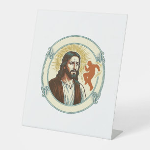 Signe De Table Jésus confus tendance virale de danse silhouette v