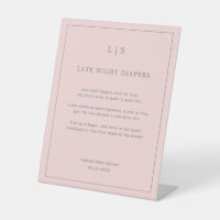 Jeu de Baby shower de Diapositives de nuit rose si