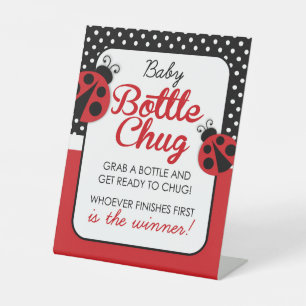 Signe De Table Jeu de douche pour bébé Ladybug Baby Bottle Chug