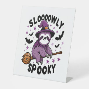 Signe De Table Joli Halloween Sloth Joie (2)