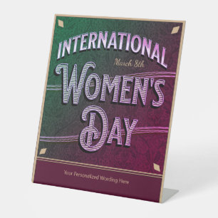 Signe De Table Journée internationale de la femme