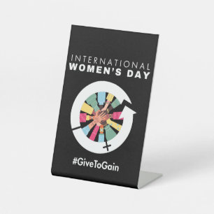 Signe De Table Journée internationale des femmes 2026 Donner pour