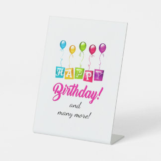 Signe De Table Joyeux anniversaire