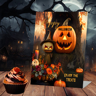 Signe De Table Joyeux Halloween Fun Traitements