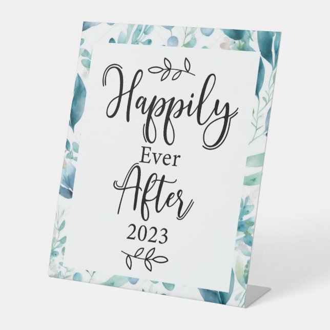 Signe De Table Joyeux Jamais après 2023 (Recto)