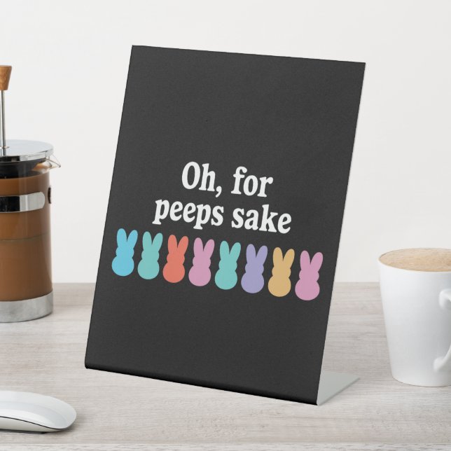 Signe De Table Joyeux Lapin de Pâques Carnaval chrétien religieux (In SItu)