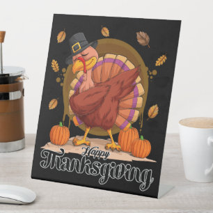 Signe De Table Joyeux Thanksgiving 