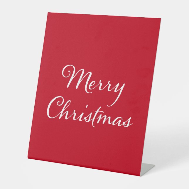 Signe De Table Joyeux voeux Noël (Recto)