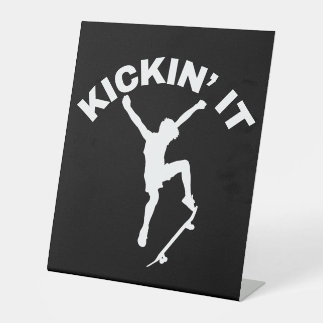 Signe De Table Kickin' It  (Recto)